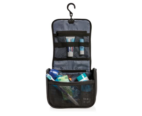 Swiss Peak Toilettas PVC-vrij Zwart - Swiss Peak P820.310
