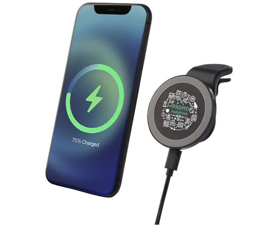 Magclick 10W wireless magnetic car charger Black - Tekiō® 12420590