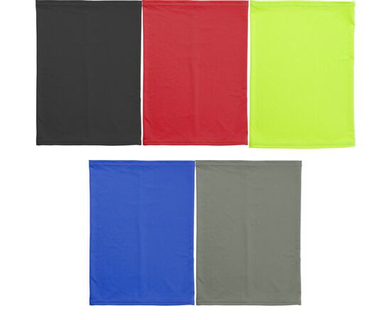 Multifunctionele polyester sjaal en masker Noémie Zwart -  9413.001