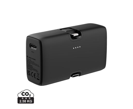 Urban Vitamin Los Angeles RCS rplastic 20W PD powerbank Black - Urban Vitamin P322.8501
