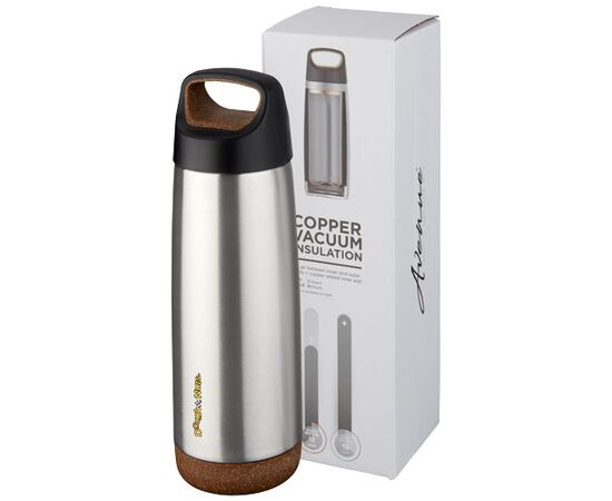 Valhalla 600 ml Kupfer-Vakuum Isolierflasche Silber - Unbranded 10056501