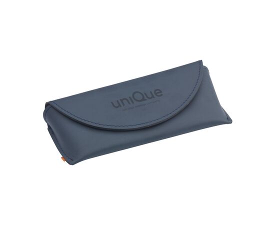Recycled Leather Sunglasses Pouch brillenkoker Donkerblauw - Made Out Of W30030