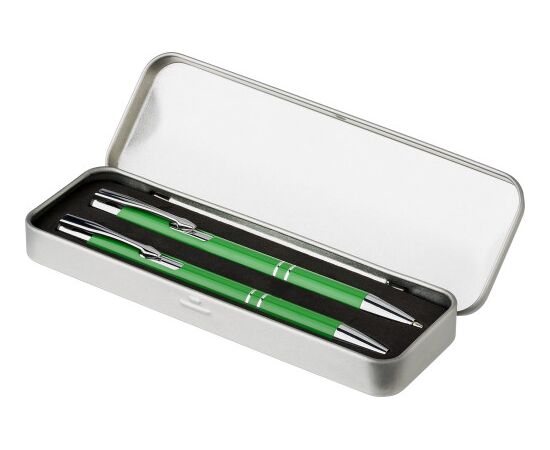 Stifte-Set aus Aluminium Zahir Schwarz -  9032.001
