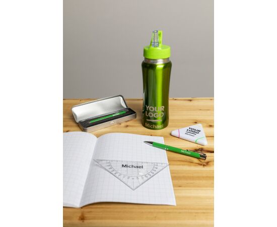 Stifte-Set aus Aluminium Zahir Schwarz -  9032.001