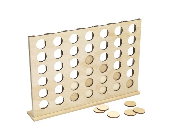 Rackpack Connect Four Cups Hout - RackPack 245844
