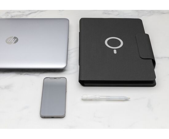 Artic Magnetic 10W wireless charging A4 portfolio Black - XD Xclusive P774.322