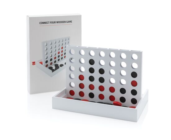Connect four wooden game White - XD Collection P940.093