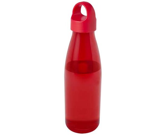 Bergen 800 ml waterfles van gerecycled plastic Rood - Unbranded 10083521