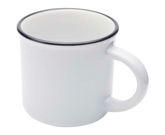Mug Bari en céramique avec sublimation de 240 ml Blanc - Unbranded 10084501