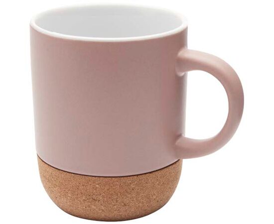 Billie 300 ml Keramiktasse mit Korkdetails  Dusty Pink - Unbranded 10084740