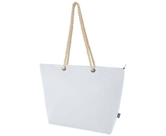 Sac shopping Panama recyclé GRS isotherme de plage avec poignées en cordelette 23L Blanc - Unbranded 13007901