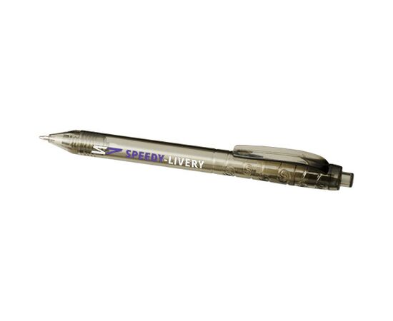Vancouver gerecyclede balpen Transparant zwart - Unbranded 10657803