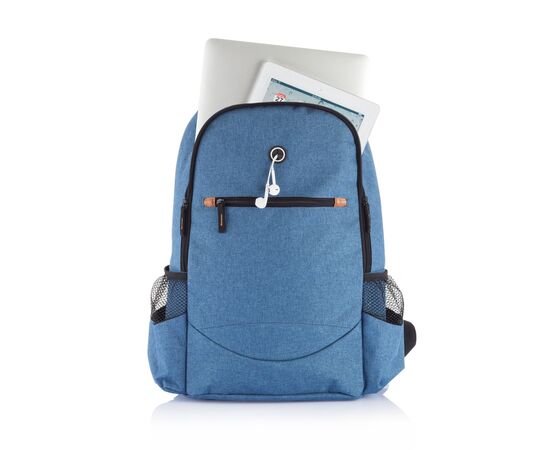 Modischer Duo Tone Rucksack, PVC-frei Blau - XD Collection P760.750