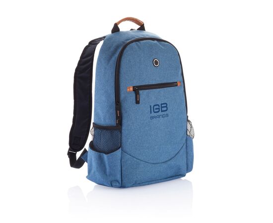 Modischer Duo Tone Rucksack, PVC-frei Blau - XD Collection P760.750