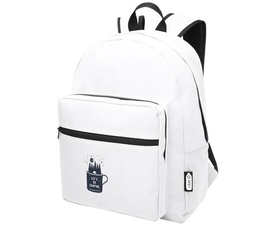 Retrend RPET backpack 16L White - Unbranded 12053201