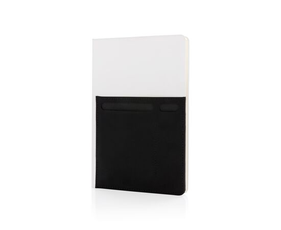 Carnet de notes A5 avec pochettes Blanc - XD Collection P773.013