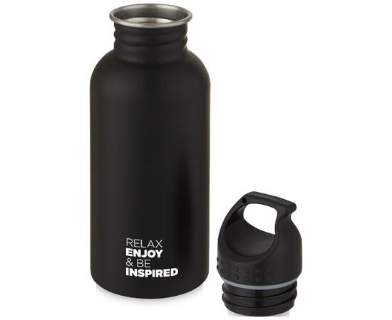 Luca 500 ml roestvrijstalen drinkfles Zwart - Unbranded 10069990