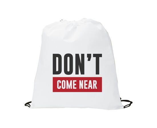 Non-Woven PromoBag backpack White -  200010