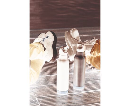 Bouteille isotherme étanche avec finition liège Noir - XD Collection P433.281