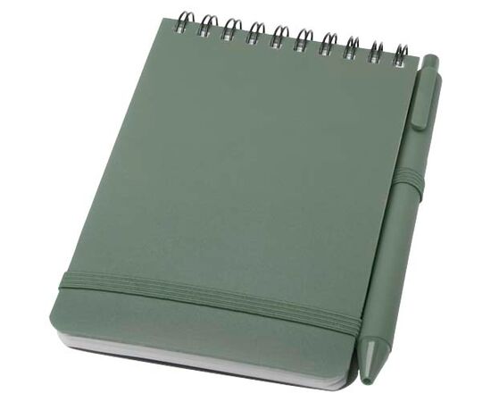 Carnet à couverture rigide d&#8217;origine océanique Thalaasa A6 avec stylo bille (encre noire) Vert - Unbranded 10790262