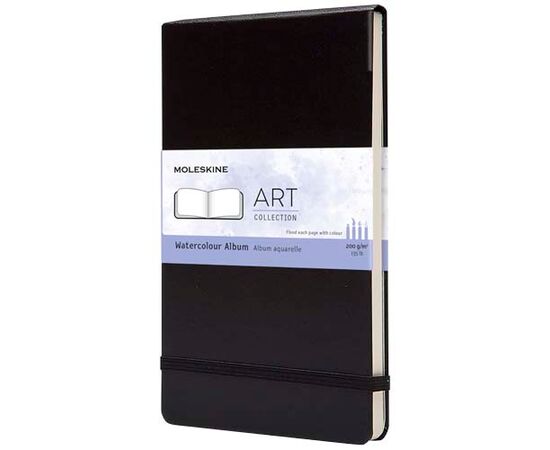 Moleskine groot aquarelalbum Zwart - Moleskine 10795490