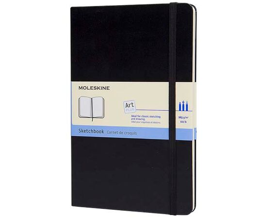 Moleskine schetsboek - L Zwart - Moleskine 10795690