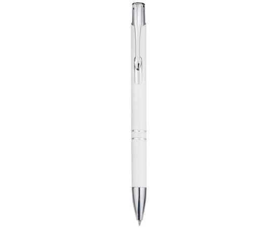 Stylo bille en aluminium recyclé Moneta (encre bleue) Blanc - Unbranded 10798401