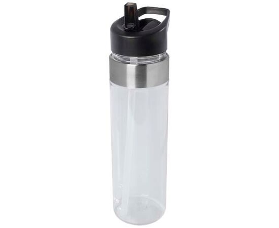 Dylan 650 ml Tritan water bottle with flip spout lid Transparent - Unbranded 10082401
