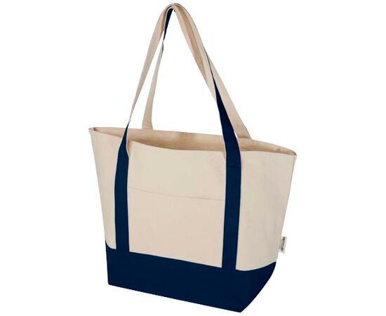 Sam draagtas van 320 g/m² GRS gerecycled katoen Navy, Naturel - Unbranded 12074955