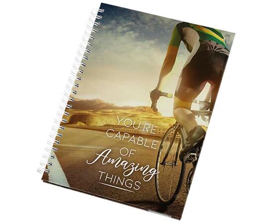 Desk-Mate® A5 hard cover undated diary White - Unbranded 21023001