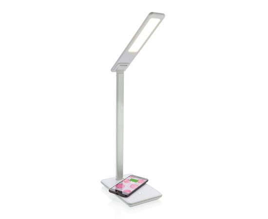 Lampe de bureau avec chargeur à induction 5W Blanc - XD Collection P308.783