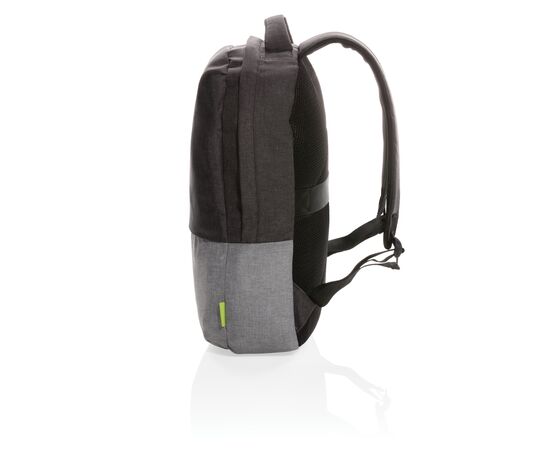 Duo colour RPET 15.6" RFID laptop backpack PVC free Grey - XD Collection P760.122