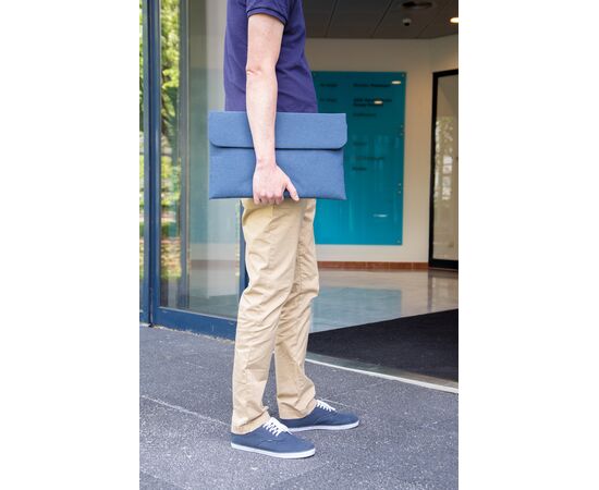 Pochette ordinateur 15.6" à fermeture magnétique Bleu - XD Collection P788.085