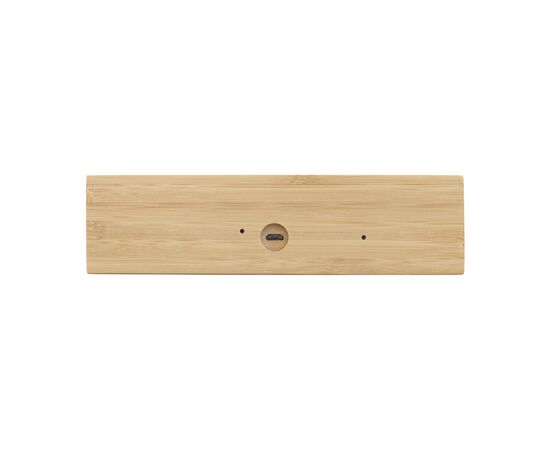Bamboo Alarm Clock with Wireless Charger oplader Bamboe -  689244