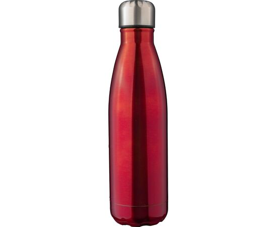 Recycled stainless steel double-walled flask 500 ml Clifford Red -  1171300.008