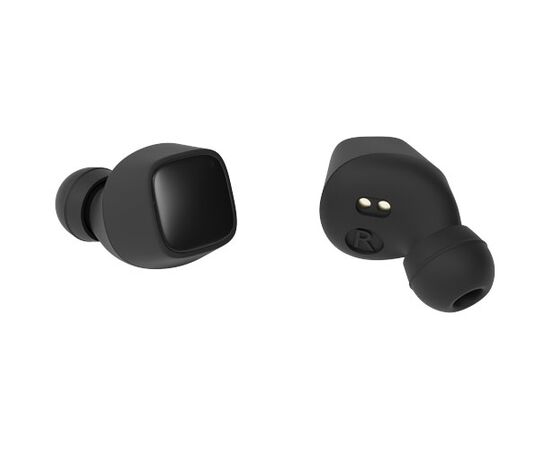SCX.design E18 True Wireless Ohrhörer mit Leuchtlogo Holz, Schwarz - SCX.design 1PX05871