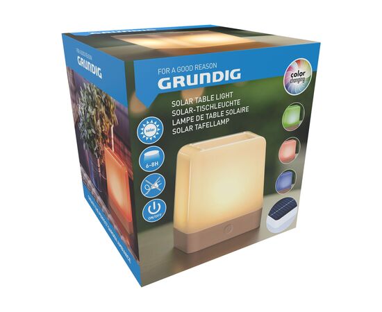 Grundig Lumo Solar Tafellamp Wit - Grundig 212510