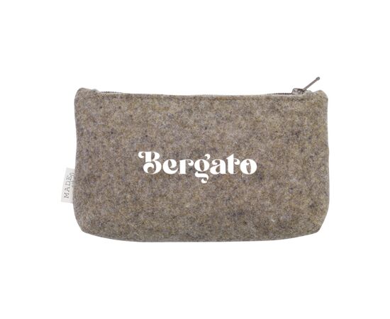 Recycled Felt Case trousse Taupe - Made Out Of W29542