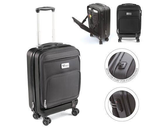 Trolley deluxe 20 inch Zwart -  LT95136-N0002