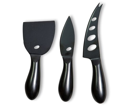 Byon Formaggio Set de couteaux à fromage Steel Noir - ByOn LT53002-N0002