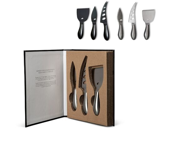 Byon Formaggio Set de couteaux à fromage Steel Noir - ByOn LT53002-N0002
