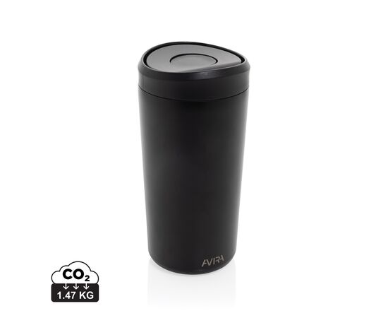 Avira Alix RCS re-steel click tumbler 400ML Black - Avira P438.1001
