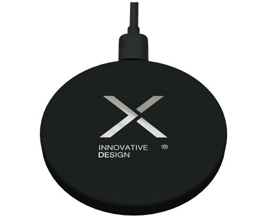 SCX.design W37 15W extra slim kabelloses Ladepad aus recyceltem Aluminium Schwarz - SCX.design 1PX20490