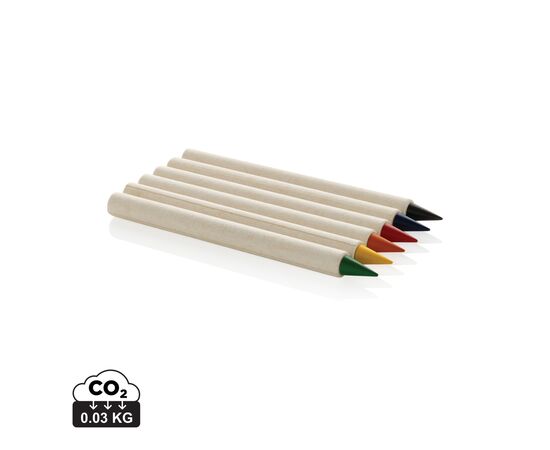 Micki GRS 6-delige set infinity kleurpotloden Wit - XD Collection P611.3503