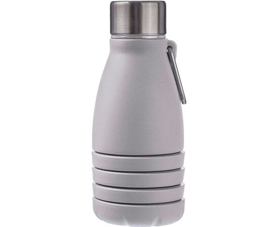 Silicone foldable drinking bottle 550 ml Erin Grey -  1172250.003