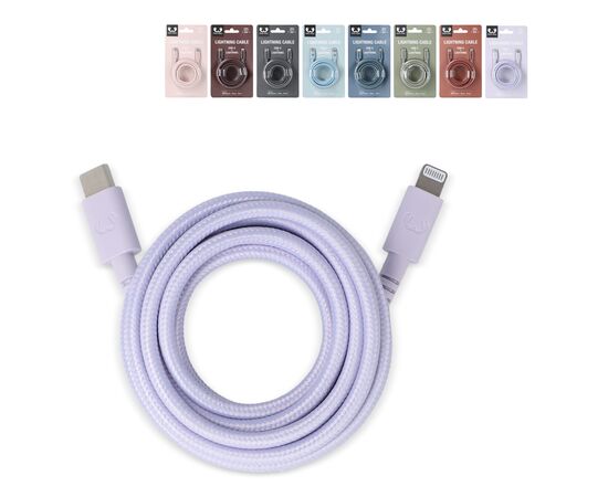 2ULC200 | Fresh 'n Rebel USB-C to Apple Lightning kable 2.0m Pastel blauw - Fresh 'n Rebel LT49408-N0016
