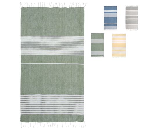 Sagaform Ella Big hamam towel 145x250cm Green - Sagaform LT52010-N0031