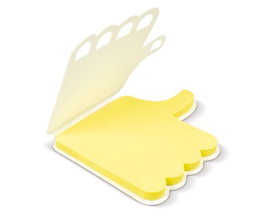 Zelfklevende memoblaadjes Thumbs-up Wit, Geel -  LT91824-N0141
