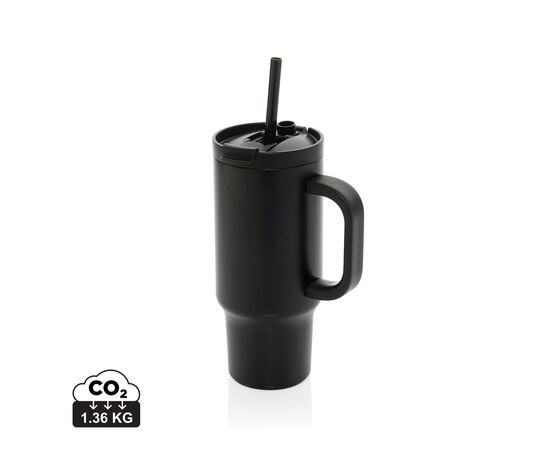 Cruiser RCS recycled lekvrije compacte beker 480ML Zwart - XD Collection P437.1501