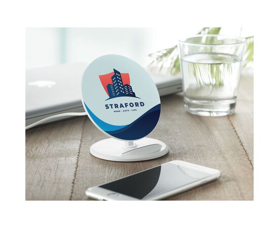 Wireless charging stand White -  MO9653-06
